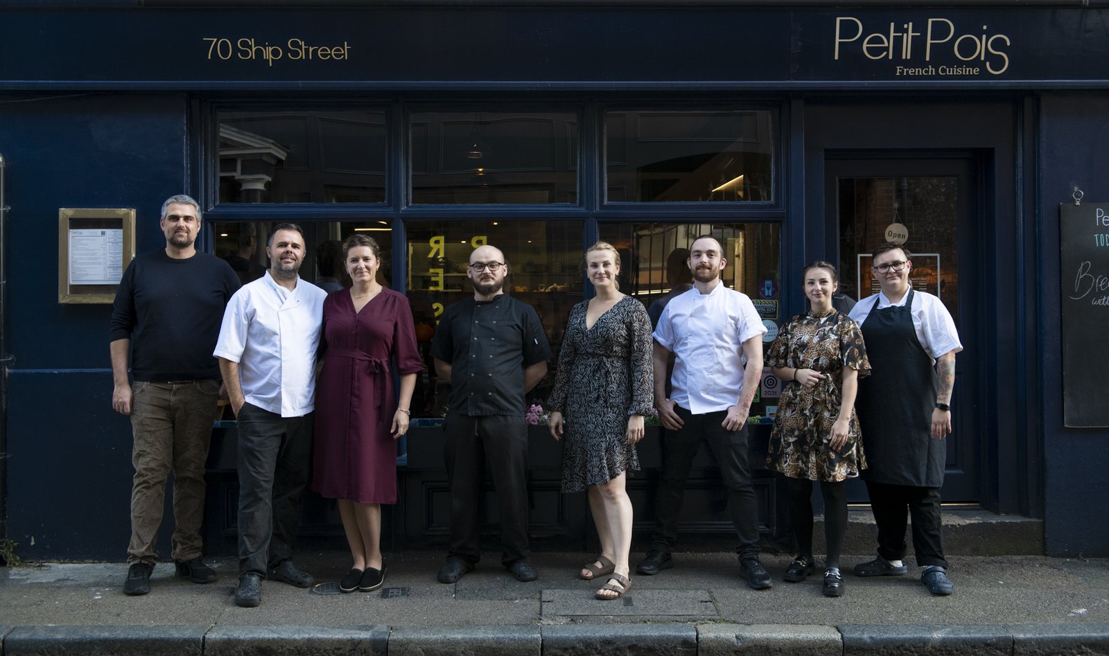Petit Pois restaurant website concept